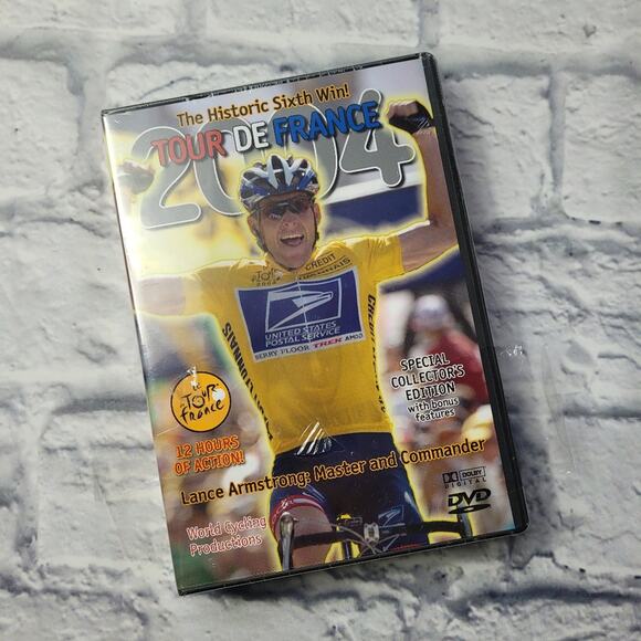 Sealed 2004 Tour de France Lance Armstrong Special Collectors Edition DVD - Picture 1 of 8